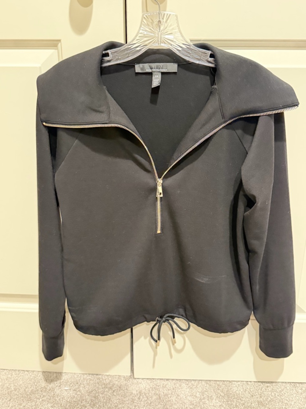 White House black market 1/4 zip long sleeve